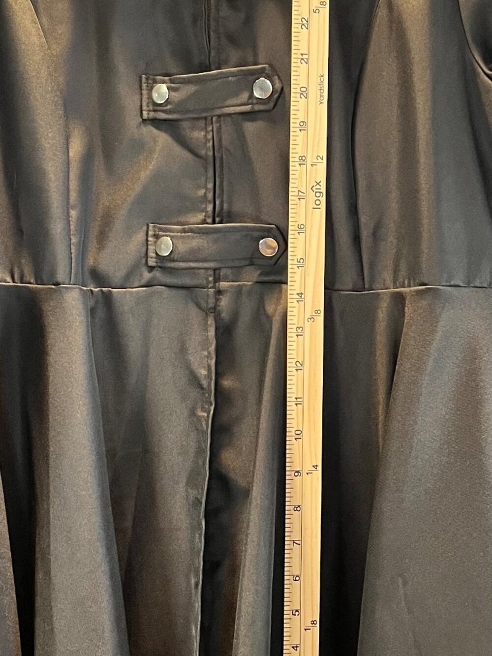 Oratee Black Gothic High-Low Cape Jacket 5X Fits size 20 US 2X - Picture 5 of 9